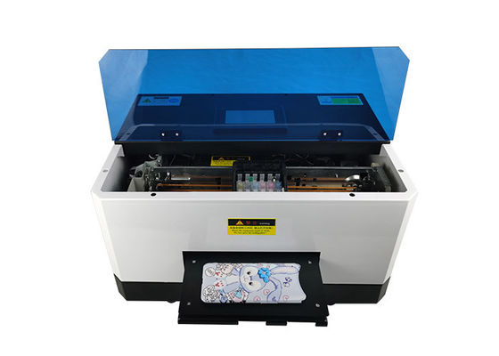 Double Head DTG UV Bottle Printer Machine CMYK WW 6 Colors 1440 Nozzles